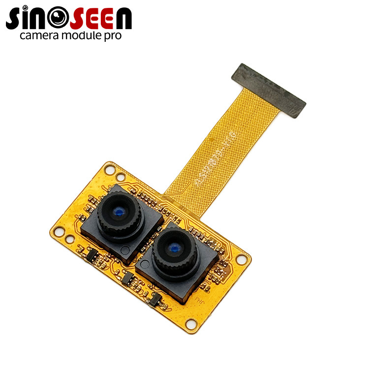 High resolution fixed focus dual lens USB camera module 640x480 720P 1080P CMOS image sensor with MJPG YUY2 output for industrial and commercial imaging